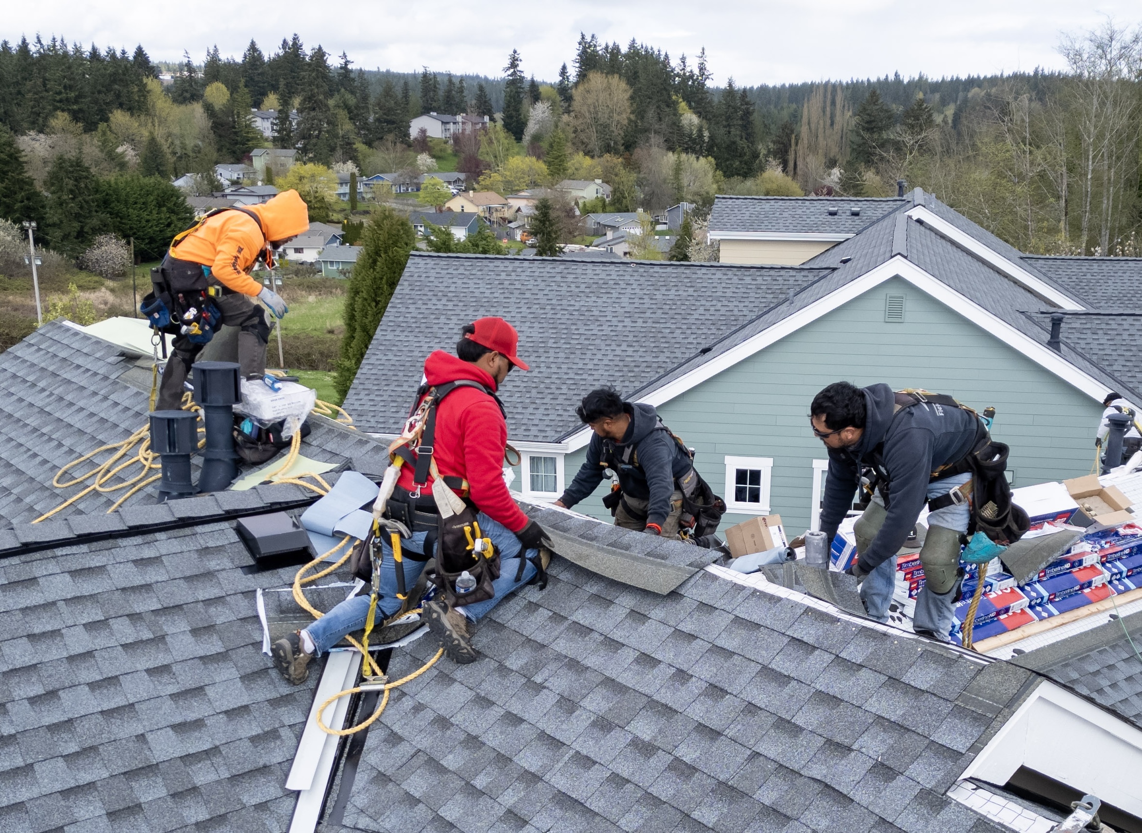 Shingle Roof Installation Preparing Kent Homes for Winter shingle roof installation